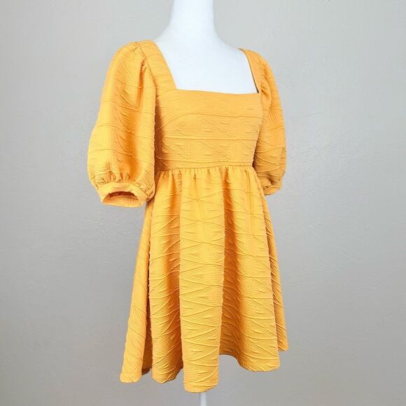 Free People Violet Mini Dress in Carrot Ginger Size XS - Picture 3 of 14